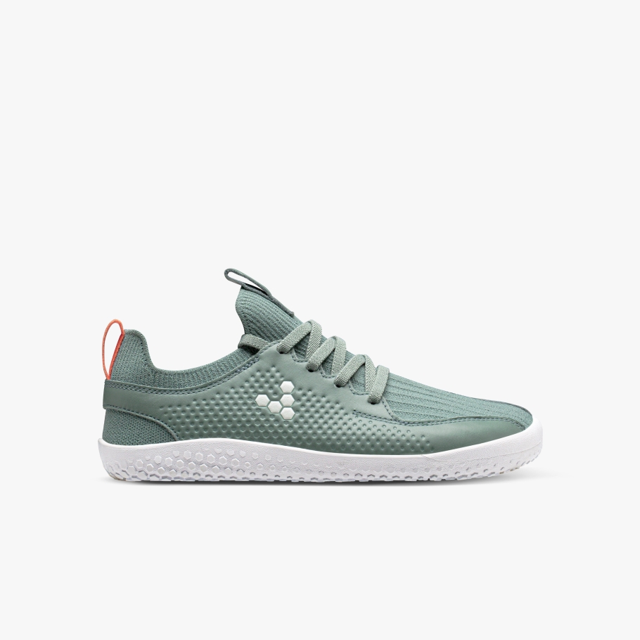морско зелено Vivobarefoot Primus Knit Ii Juniors