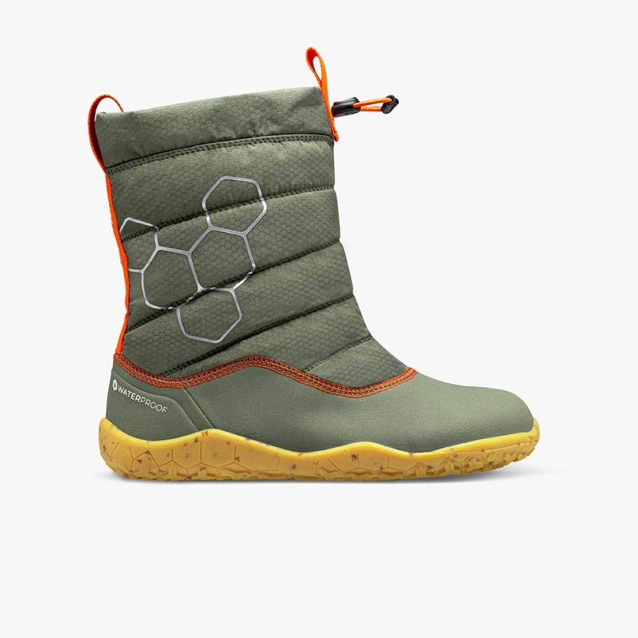 Vivobarefoot ботаническо зелено Lumi Juniors